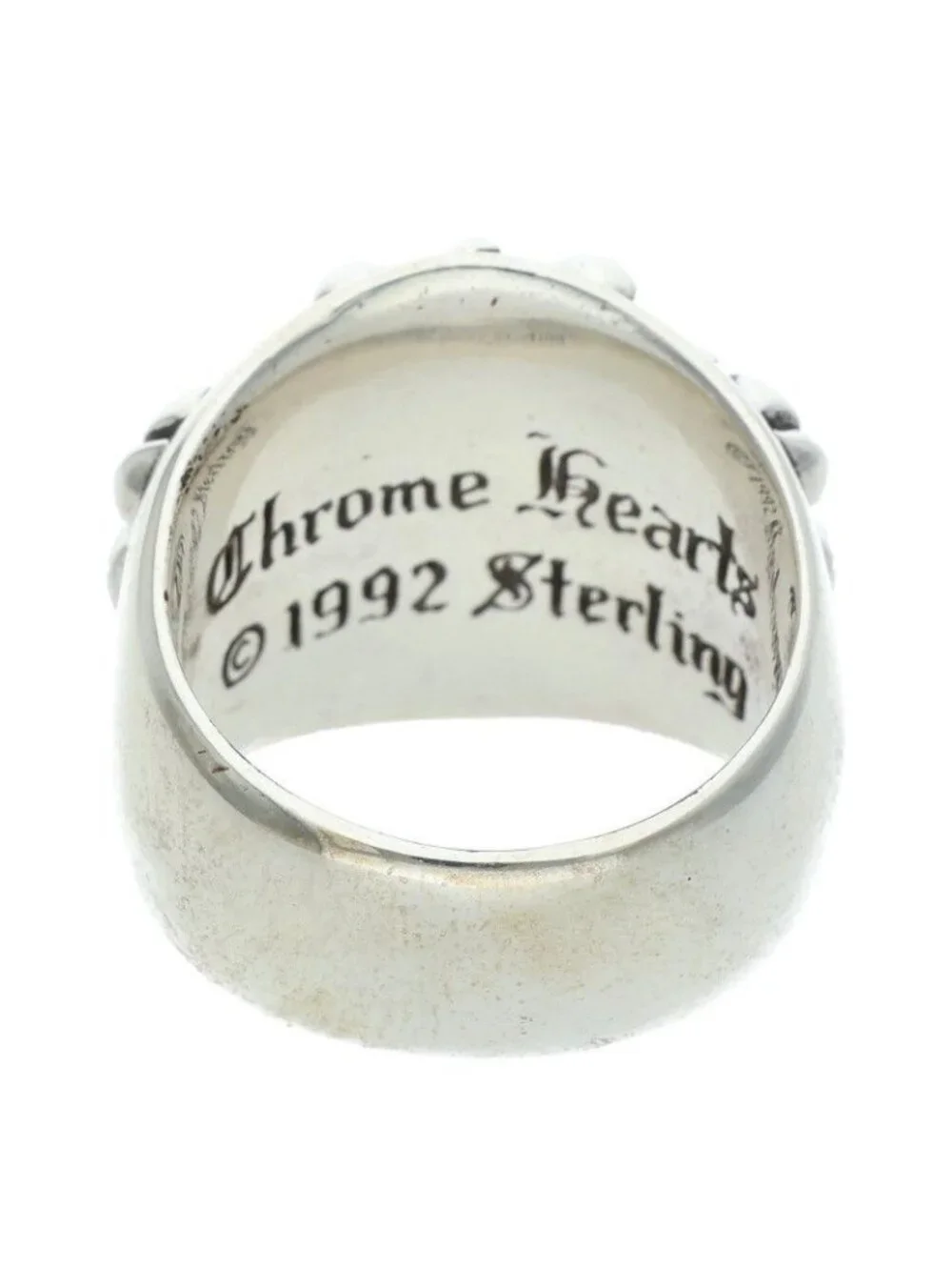 Chrome Hearts Keeper Silver Ring